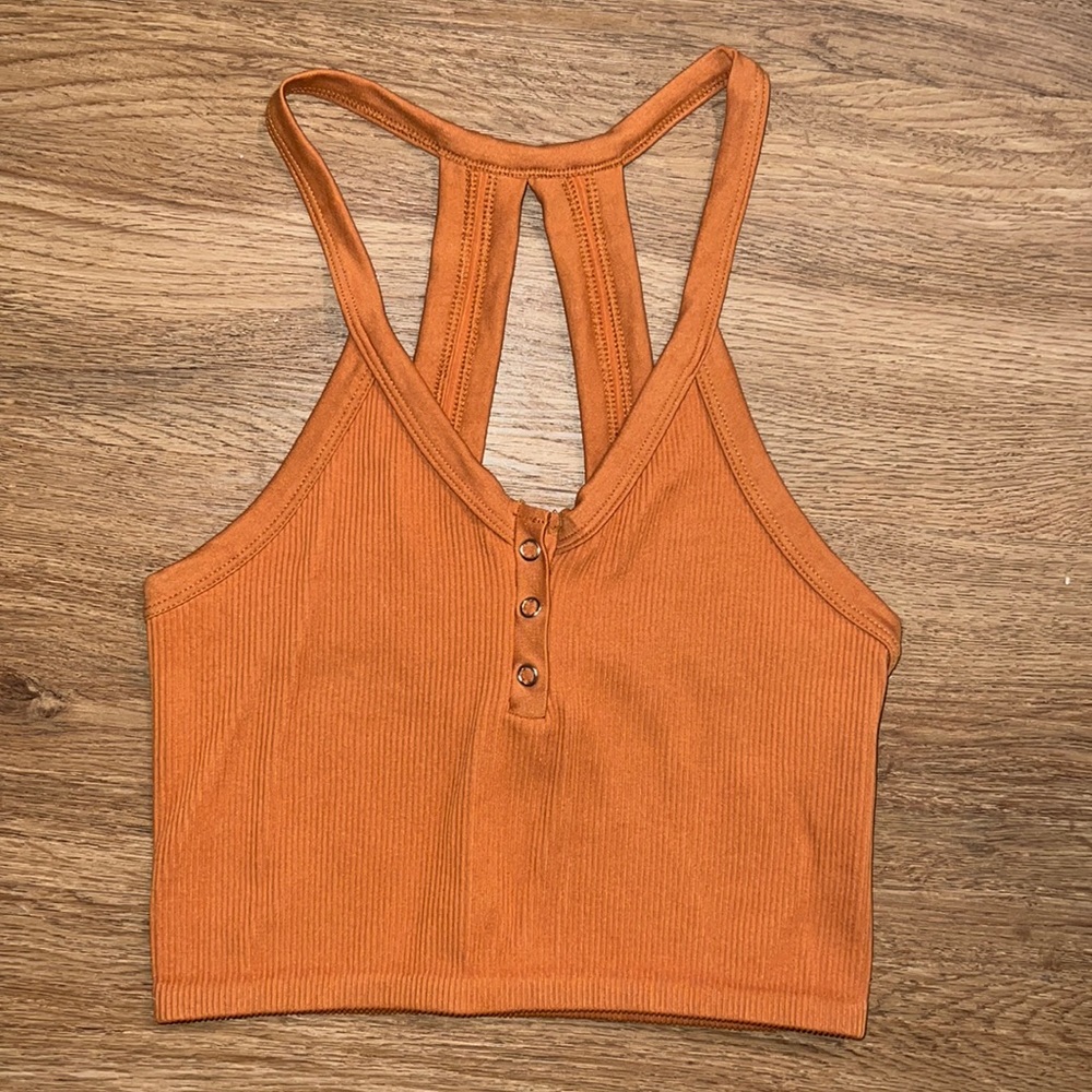 Free people movement tank orange medium